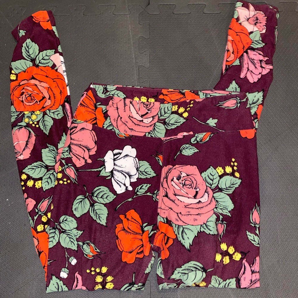 Lularoe Floral Leggings